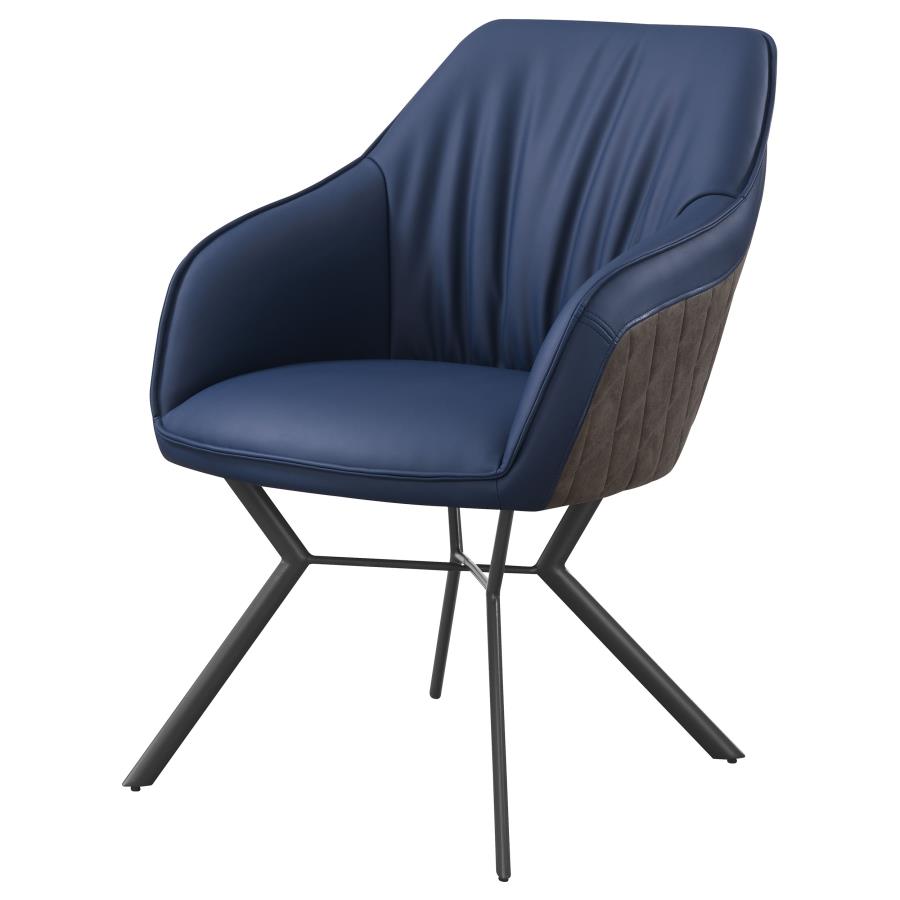 Mayer Blue Arm Chair