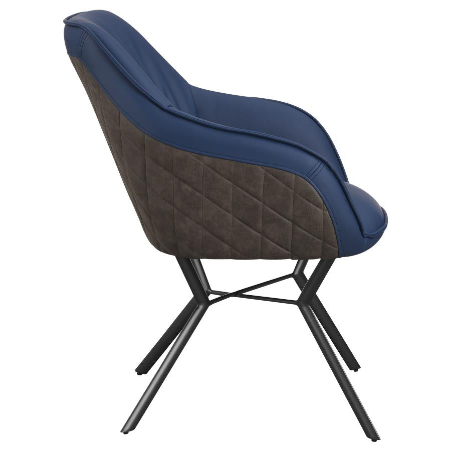 Mayer Blue Arm Chair