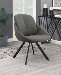 Mina Grey Swivel Side Chair