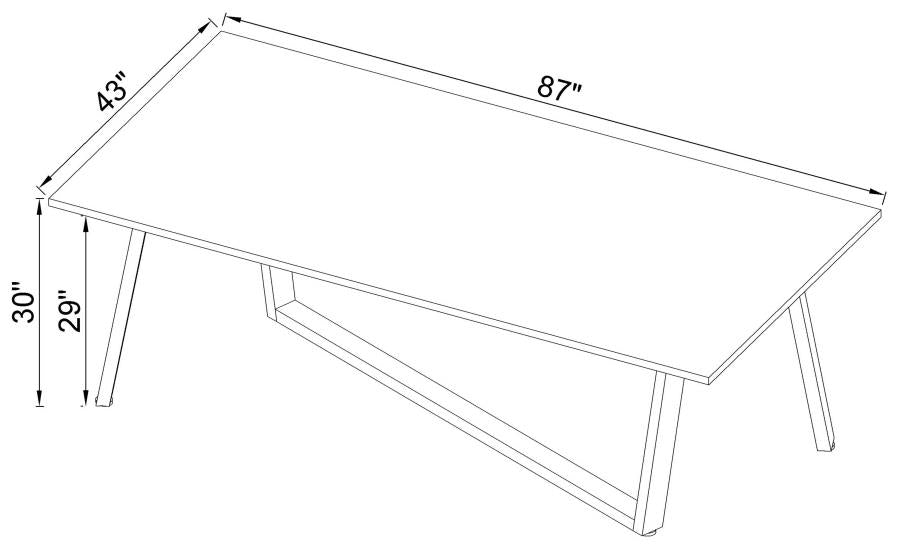 Mayer White Dining Table