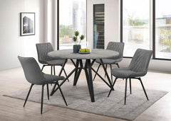 Neil Grey 5 Pc Dining Set