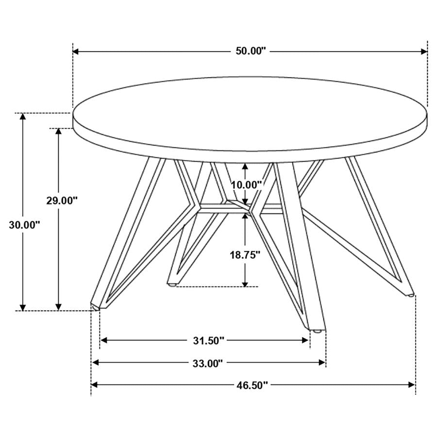 Neil Grey 5 Pc Dining Set