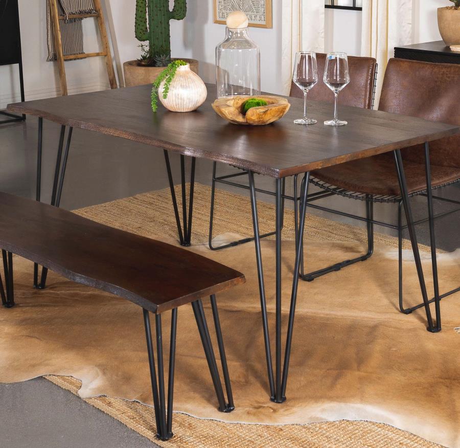 Topeka Brown Dining Table