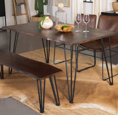 Topeka Brown Dining Table