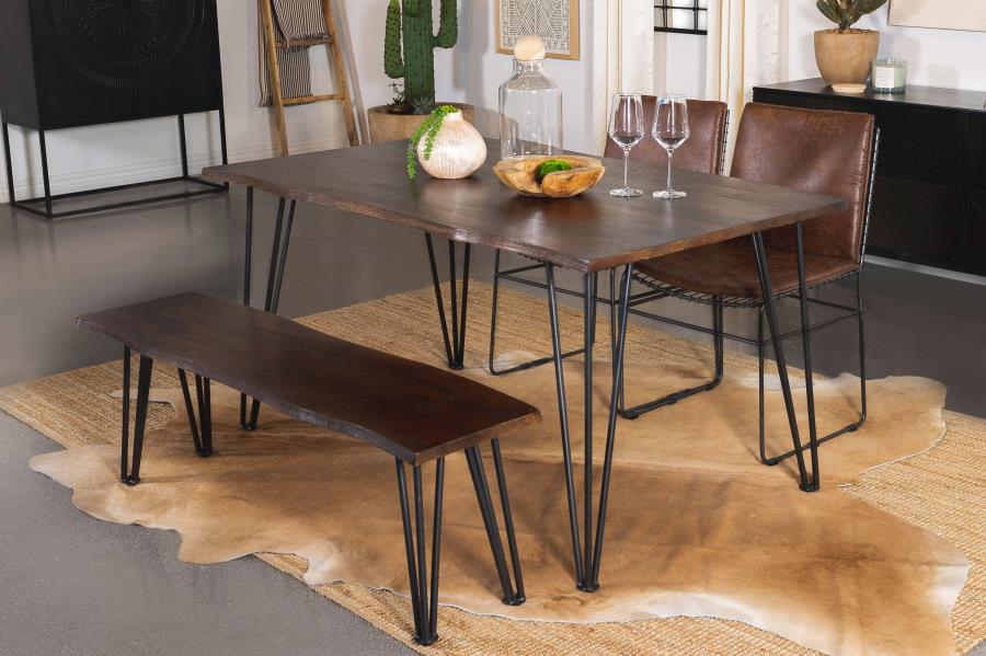 Topeka Brown Dining Table