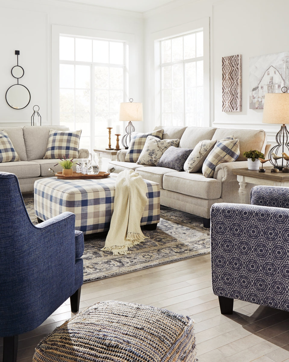 Meggett Sofa, Loveseat and Ottoman