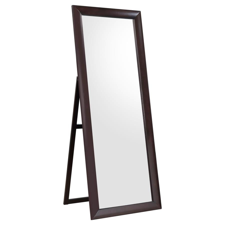 Phoenix Brown Standing Mirror