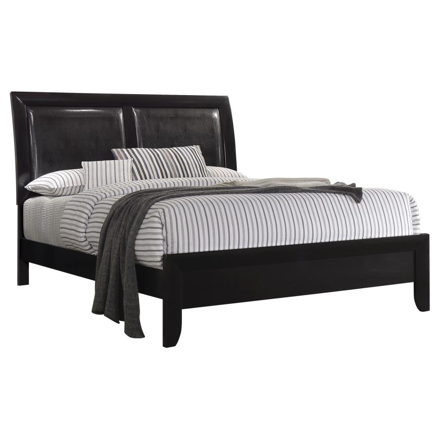 Briana Black Eastern King Bed