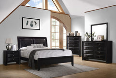 Briana Black Eastern King Bed