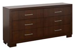 Jessica Brown Queen Bed 5 Pc Set