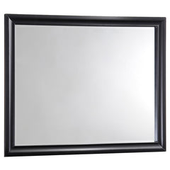 Barzini Black Dresser Mirror