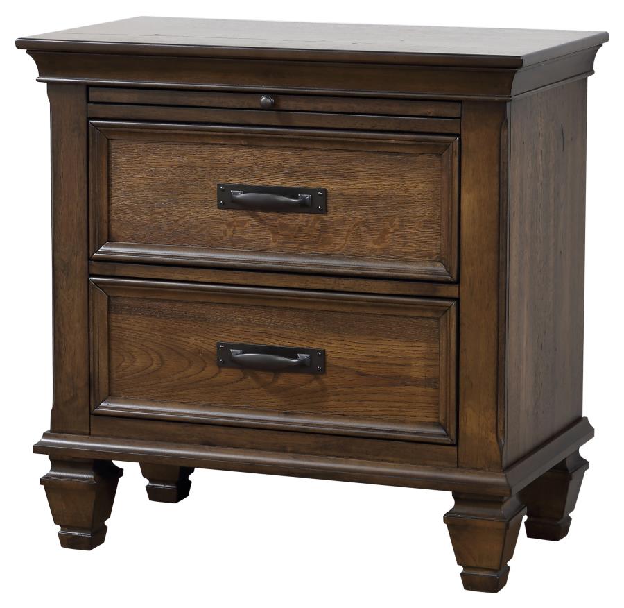 Devon Brown Queen Bed 5 Pc Set