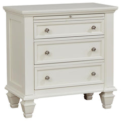 Sandy Beach Ivory Nightstand