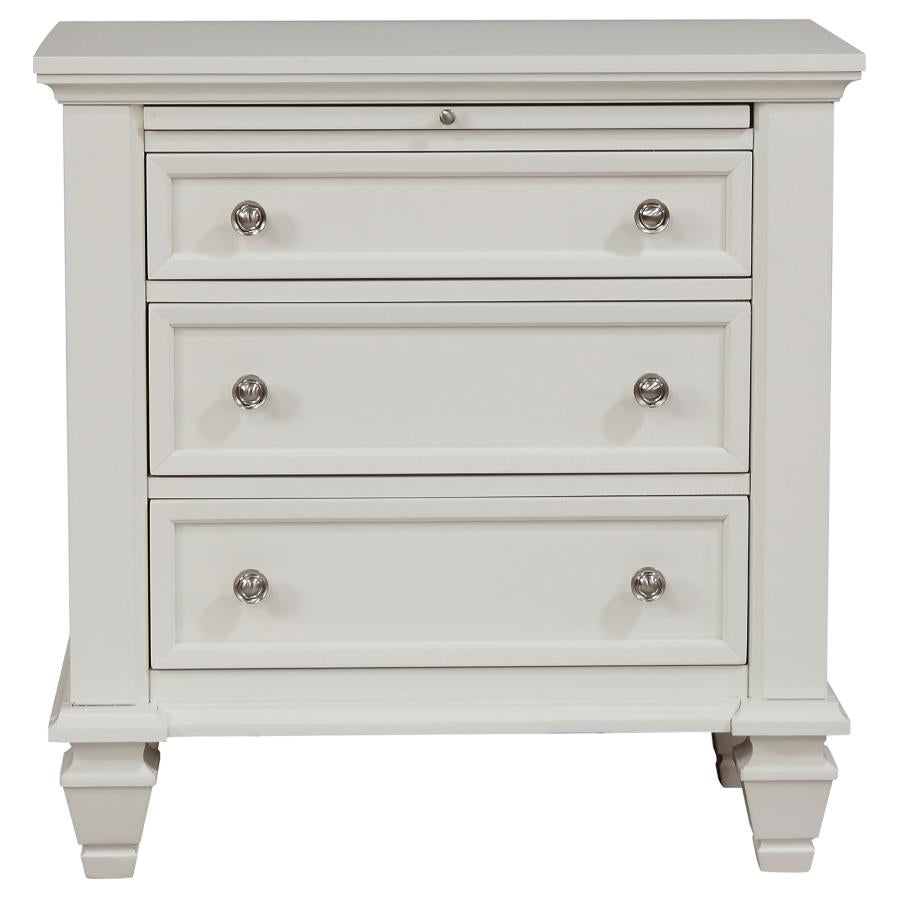 Sandy Beach Ivory Nightstand