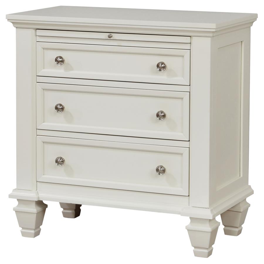 Sandy Beach Ivory Nightstand