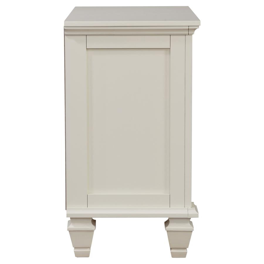 Sandy Beach Ivory Nightstand