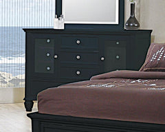 Sandy Beach Black Dresser
