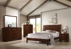 Serenity Brown Full Bed 4 Pc Set
