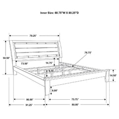 Serenity Brown California King Bed