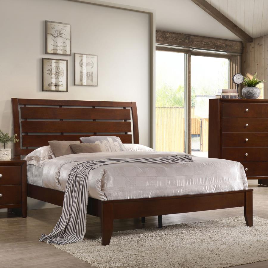 Serenity Brown Queen Bed