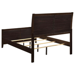 Carlton Brown Queen Bed 4 Pc Set