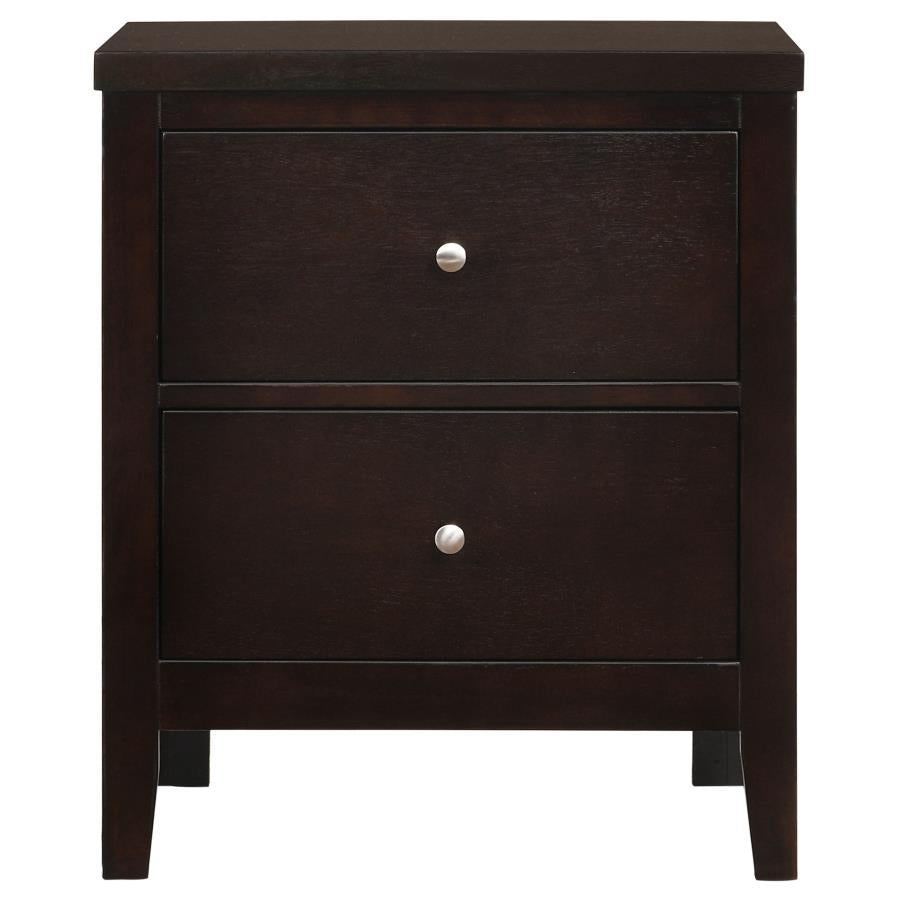 Carlton Brown Queen Bed 4 Pc Set