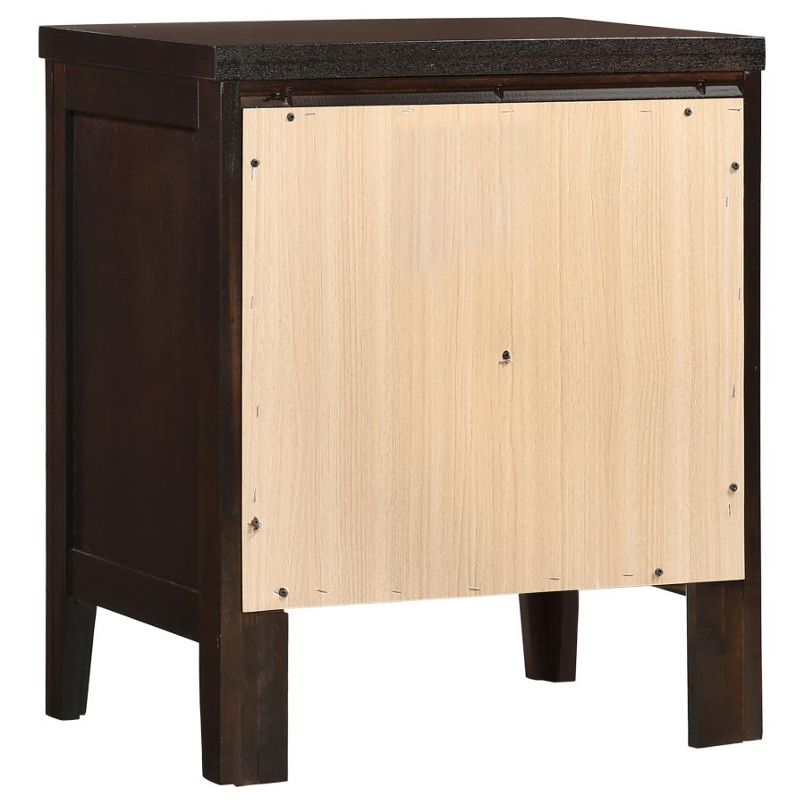 Carlton Brown Queen Bed 4 Pc Set