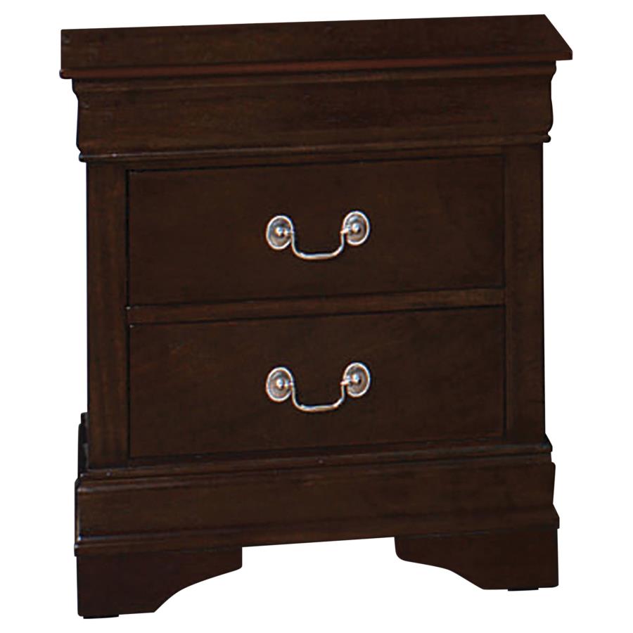 Louis Philippe Brown Nightstand
