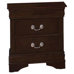 Louis Philippe Brown Nightstand