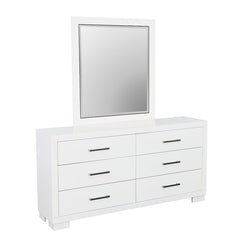 Jessica White Dresser Mirror