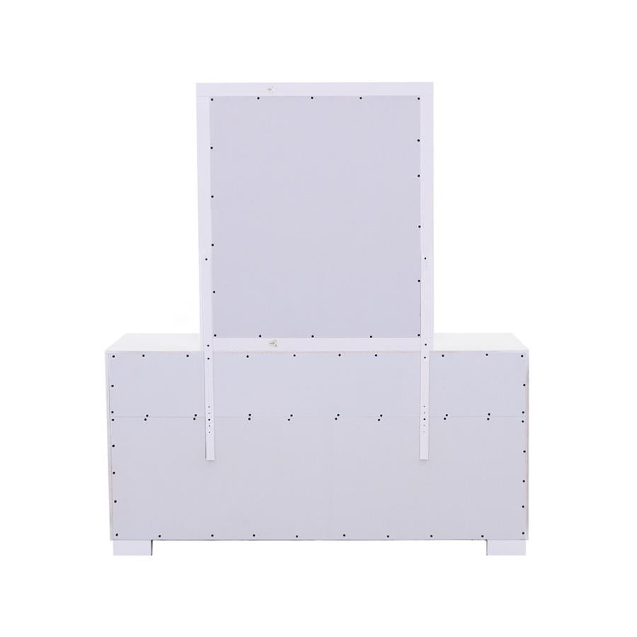 Jessica White Dresser Mirror