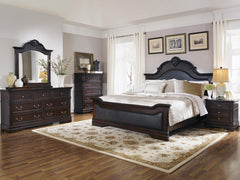 Cambridge Brown Eastern King Bed 4 Pc Set