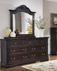 Cambridge Brown Dresser Mirror