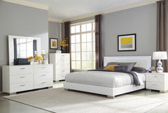Felicity White Queen Bed