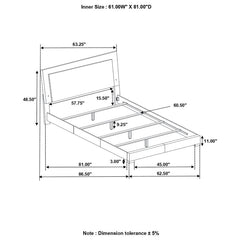 Felicity White Queen Bed