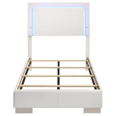 Felicity White Twin Bed