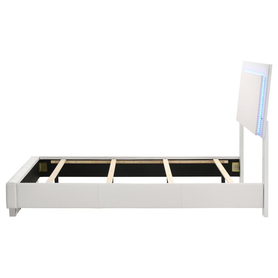Felicity White Twin Bed