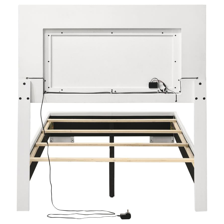 Felicity White Twin Bed