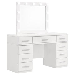 Felicity White Vanity Table & Mirror