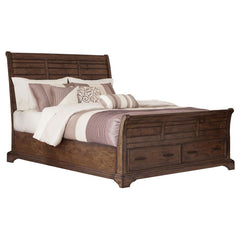 Elk Grove Brown California King Storage Bed