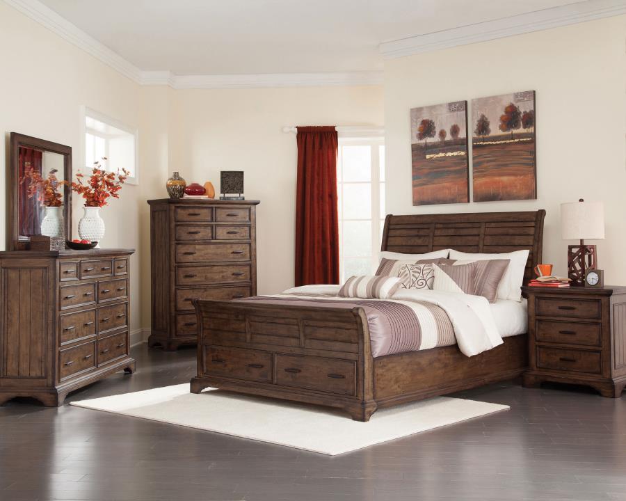 Elk Grove Brown Dresser Mirror