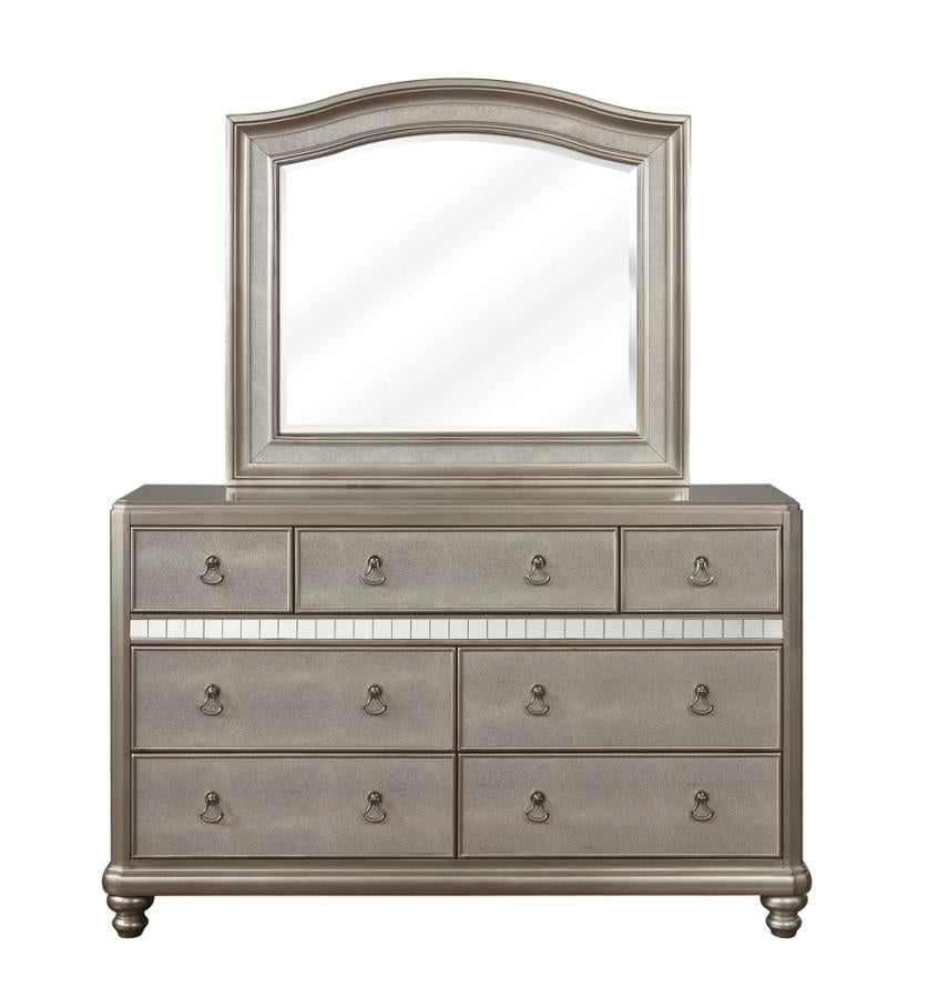 Bling Game Silver Dresser Mirror