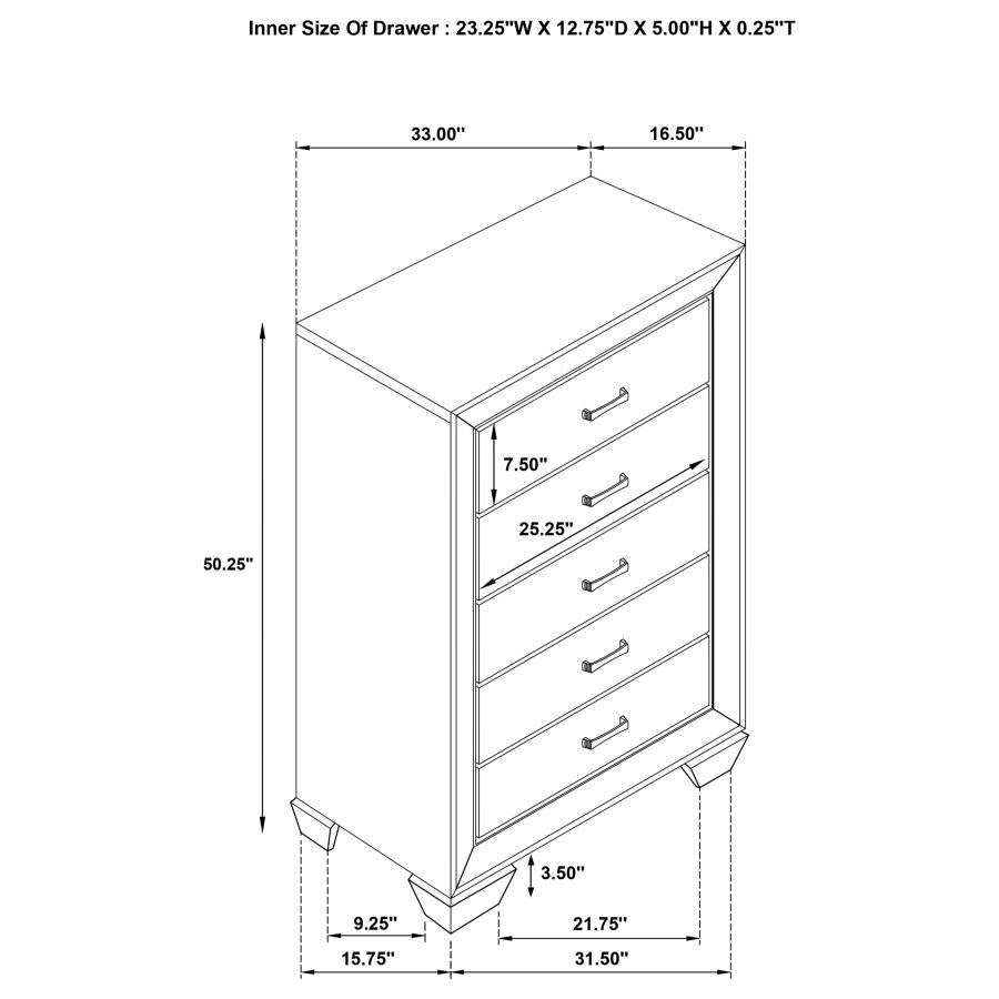 Kauffman Brown Chest