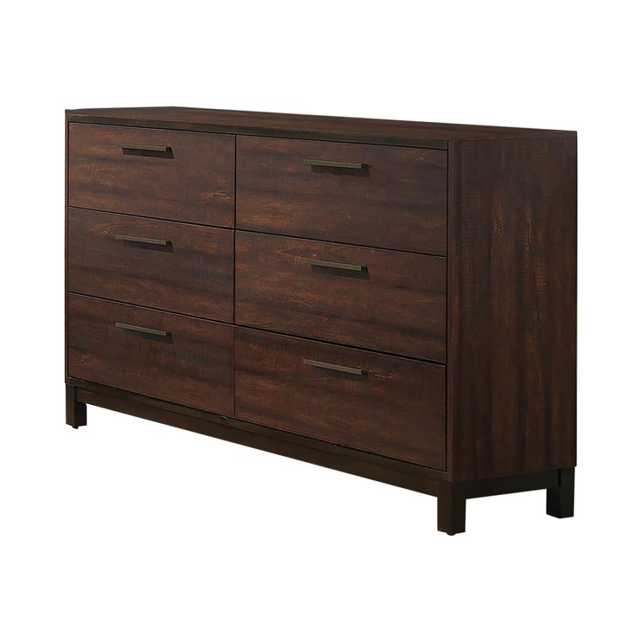 Edmonton Brown Queen Bed 5 Pc Set