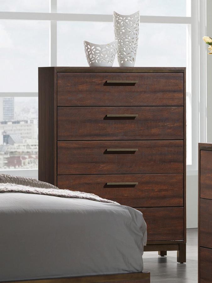 Edmonton Brown Queen Bed 5 Pc Set