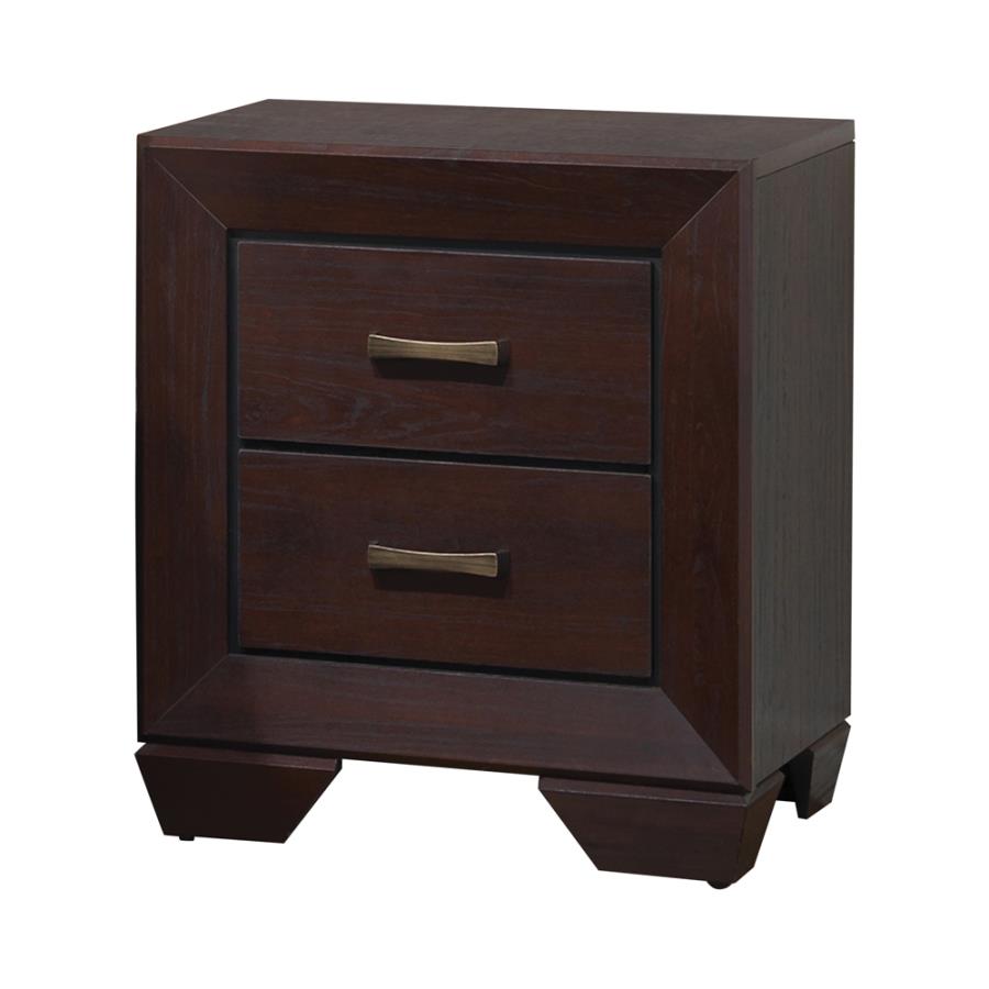 Kauffman Brown Queen Bed 5 Pc Set