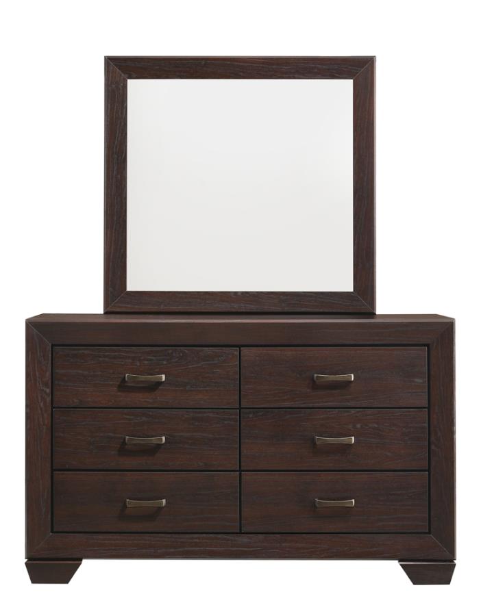 Kauffman Brown Dresser Mirror