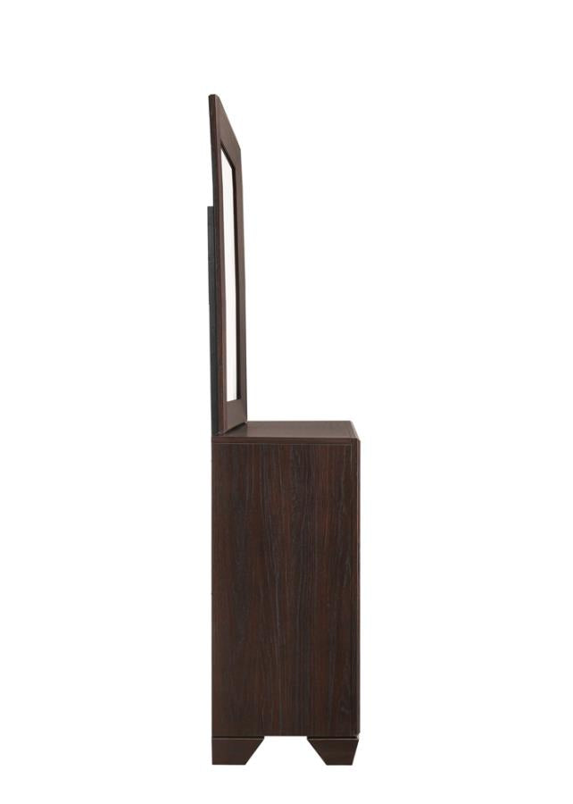 Kauffman Brown Dresser Mirror