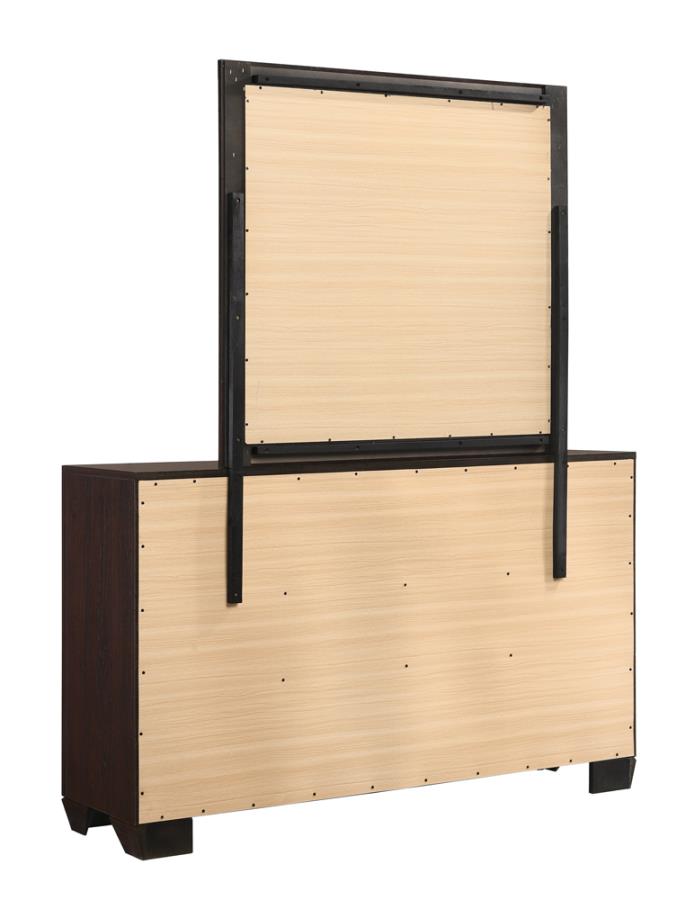 Kauffman Brown Dresser Mirror