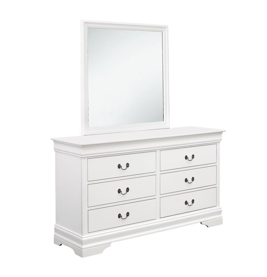 Louis Philippe White Dresser